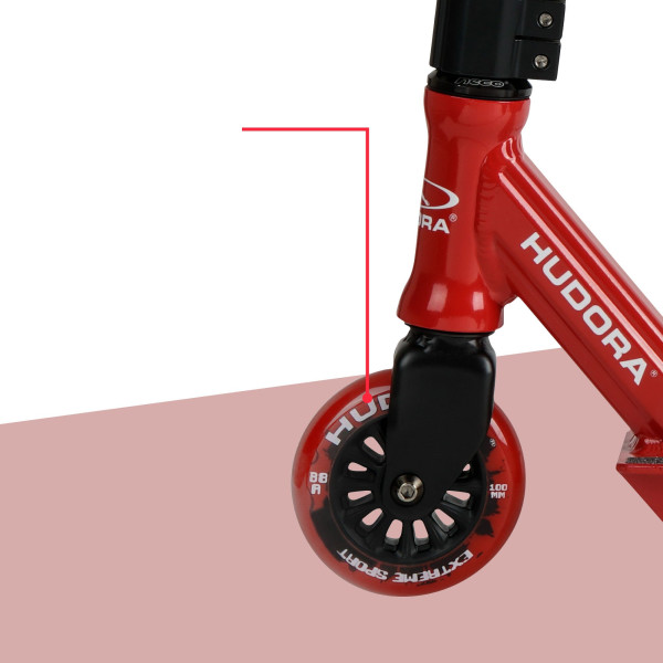 Трюковой самокат Hudora Stunt Scooter XQ-13 Red (14026/01)