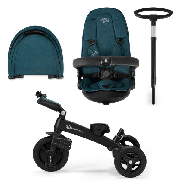 Трехколесный велосипед Kinderkraft Twipper Green (KRTWIP00GRE0000)