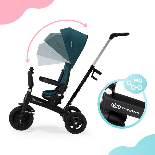 Трехколесный велосипед Kinderkraft Twipper Green (KRTWIP00GRE0000)