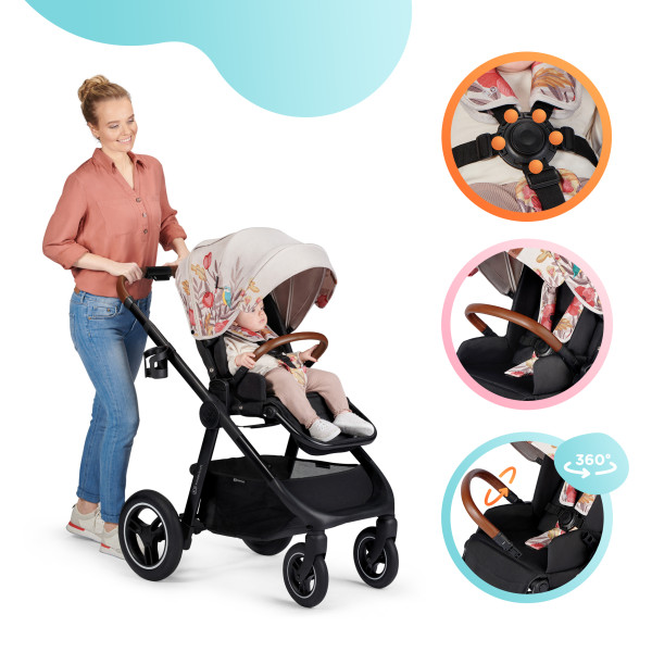 Универсальная коляска 2 в 1 Kinderkraft Everyday Bird (KSEVER00BIR2000)
