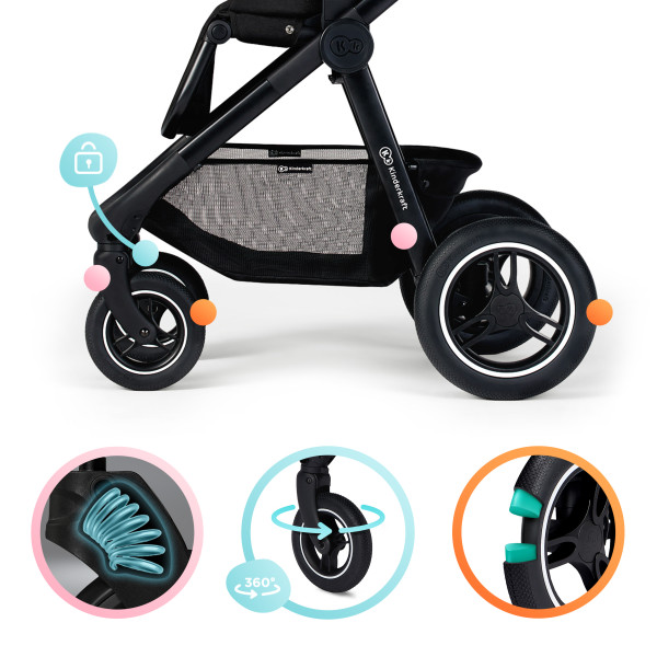 Универсальная коляска 2 в 1 Kinderkraft Everyday Bird (KSEVER00BIR2000)