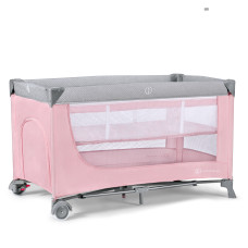 Кровать-манеж Kinderkraft Leody Pink (KCLEOD00PNK0000)