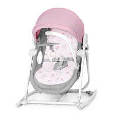 Шезлонг-качалка 5 в 1 Kinderkraft Nola Peony Rose (KBNOLA00PNK0000)