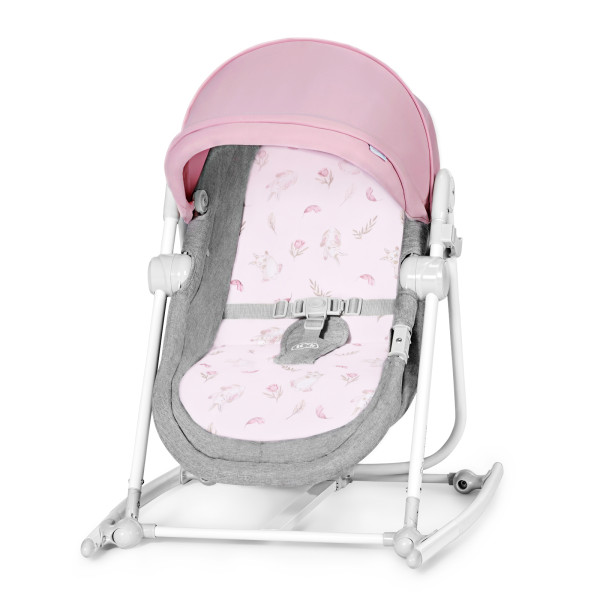 Шезлонг-качалка 5 в 1 Kinderkraft Nola Peony Rose (KBNOLA00PNK0000)