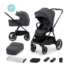 Универсальная коляска 2 в 1 Kinderkraft Nea Deep Grey (KSNEA000DGR2000)