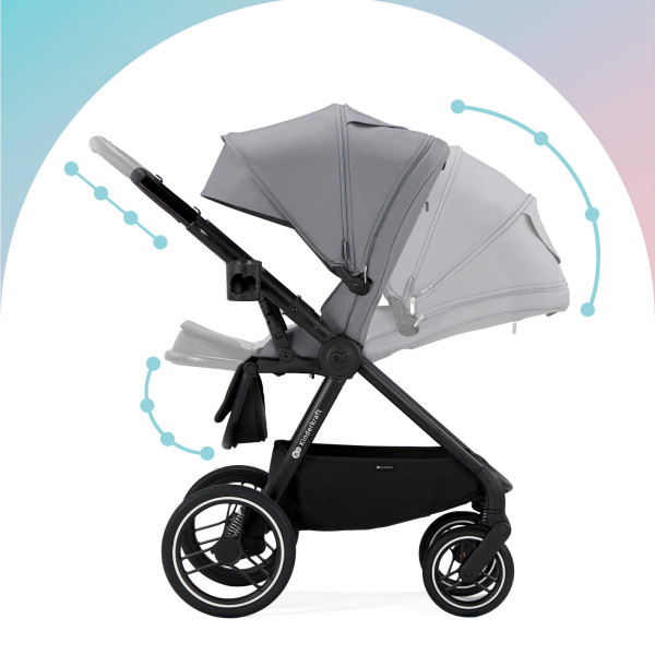 Универсальная коляска 2 в 1 Kinderkraft Nea Deep Grey.