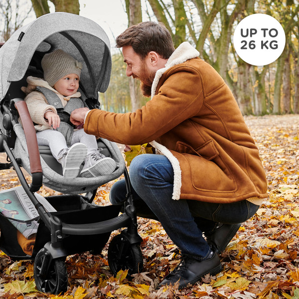 Универсальная коляска 3 в 1 Kinderkraft Xmoov CT Dark Gray (KSXMOV00DGR3000)