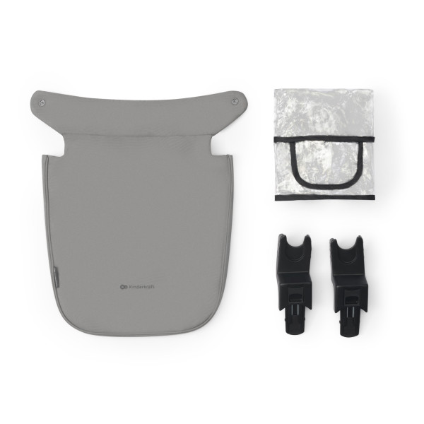 Универсальная коляска 3 в 1 Kinderkraft Newly Moonlight Grey