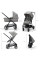 Универсальная коляска 3 в 1 Kinderkraft Newly Moonlight Grey