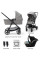 Универсальная коляска 3 в 1 Kinderkraft Newly Moonlight Grey