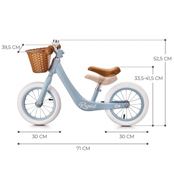 Беговел Kinderkraft Rapid Blue Breeze (KRRAPI00BLU0000)