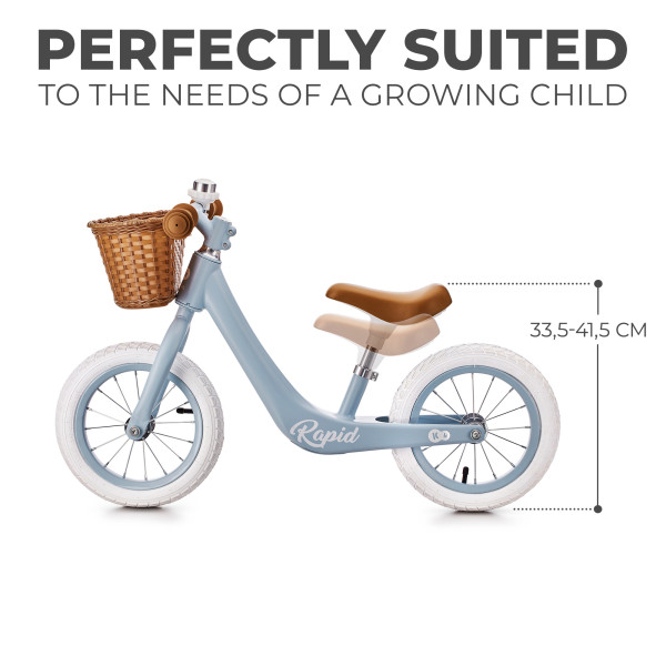 Беговел Kinderkraft Rapid Blue Breeze (KRRAPI00BLU0000)