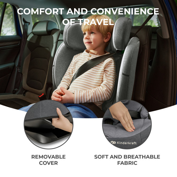 Автокресло Kinderkraft Oneto3 i-Size Harbour Blue (KCONE300BLU0000)