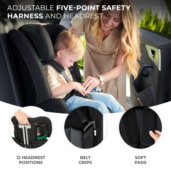 Автокресло Kinderkraft Safety Fix 2 i-Size Black (KCSAFI02BLK0000)