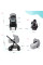 Универсальная коляска 2 в 1 Kinderkraft Everyday 2 Light Gray