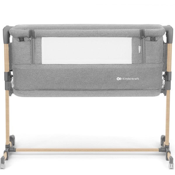 Приставная кровать-люлька Kinderkraft Neste Grow Light Grey Full Wood (KCNEGR00LGR000W)