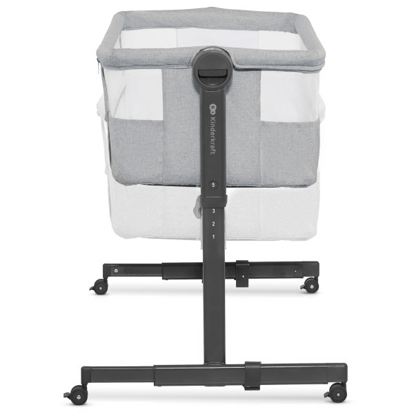 Приставная кроватка-люлька Kinderkraft Neste Up 2 Light Grey (KLNEUP02LGR0000)