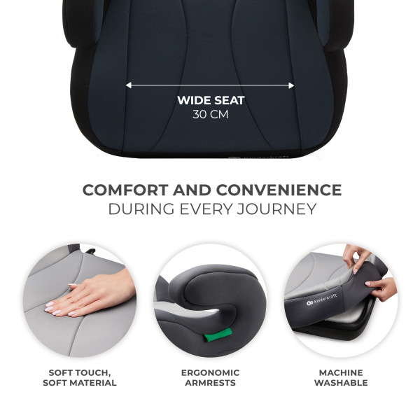 Автокресло-бустер Kinderkraft i-Boost Black (KCIBOO00BLK0000)