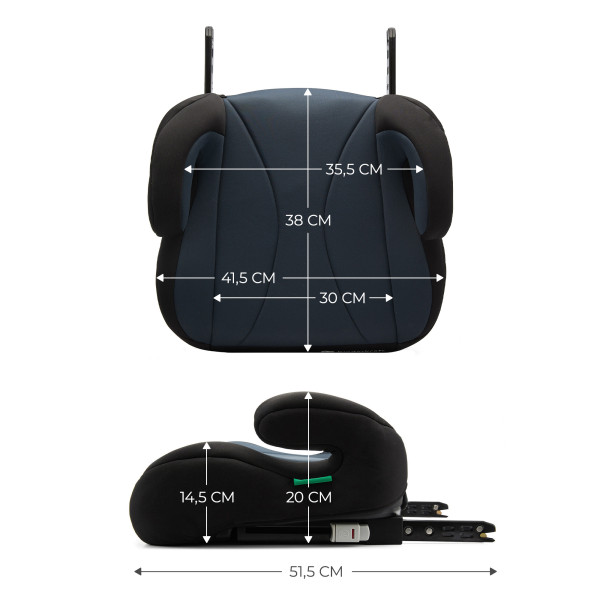Автокресло-бустер Kinderkraft i-Boost Black (KCIBOO00BLK0000)