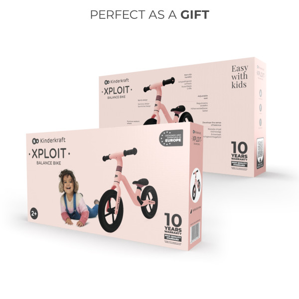 Беговел Kinderkraft Xploit Bubblegum Pink (KRXPLO00PNK0000)