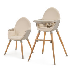 Стульчик для кормления 2 в 1 Kinderkraft Fini 2 Beige (KHFINI02BEG0000)