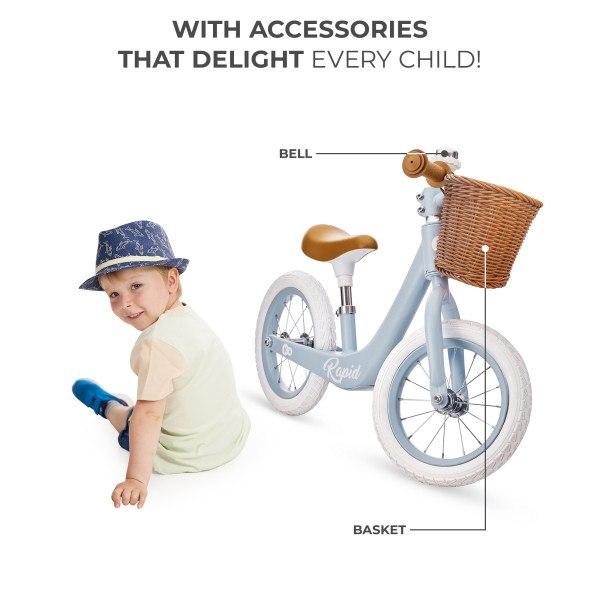Беговел Kinderkraft Rapid 2 Blue Breeze (KRRAPI02BLU0000)