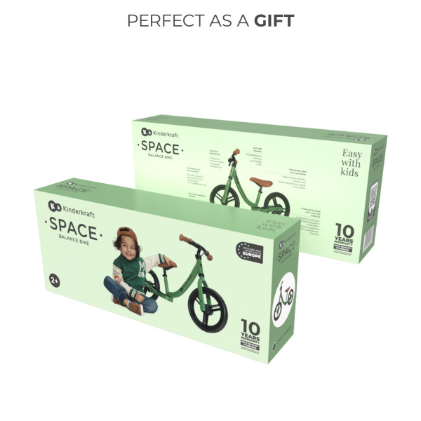 Беговел Kinderkraft Space Light Green (KRSPAC23GRE0000)