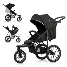 Прогулочная коляска Kinderkraft Helsi 2 Black (KSHELS02BLK0000)