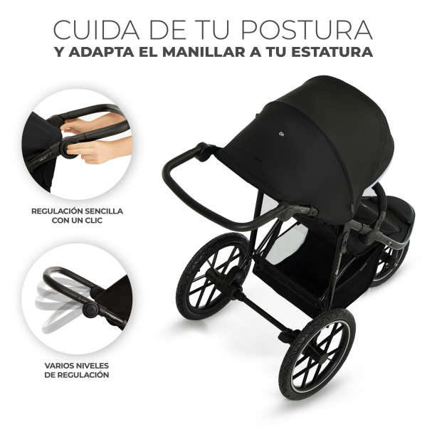 Прогулочная коляска Kinderkraft Helsi 2 Black (KSHELS02BLK0000)