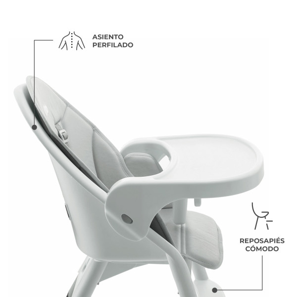 Стульчик для кормления Kinderkraft Dinnly Grey (KHDINN00LGR0000)