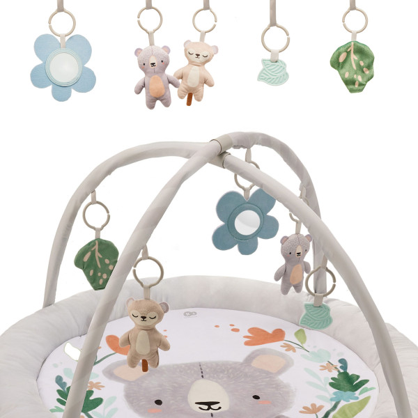 Развивающий коврик Kinderkraft Cozyplay (KPCOZY00LGR0000)