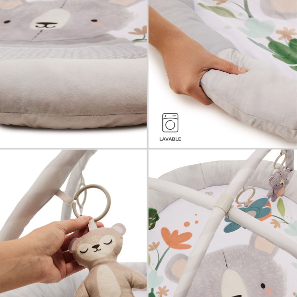 Развивающий коврик Kinderkraft Cozyplay (KPCOZY00LGR0000)