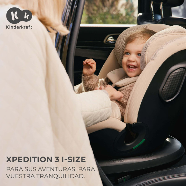 Автокресло Kinderkraft Xpedition 3 i-Size Beige (KCXPED03BEG0000)