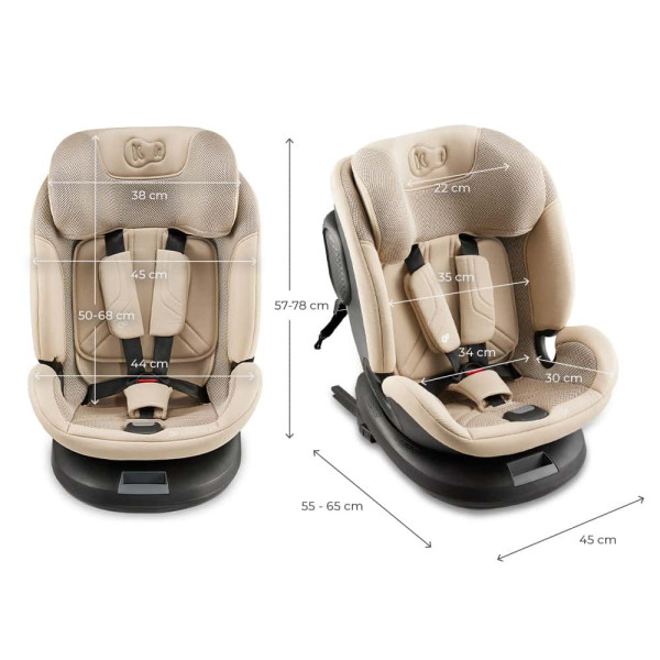 Автокресло Kinderkraft Xpedition 3 i-Size Beige (KCXPED03BEG0000)