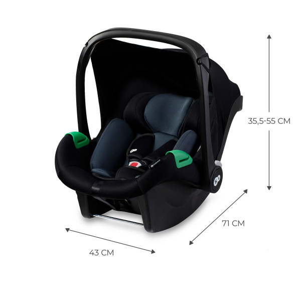 Автокресло-переноска Kinderkraft Mink Pro i-Size Black (KCMINKPRBLK0000)