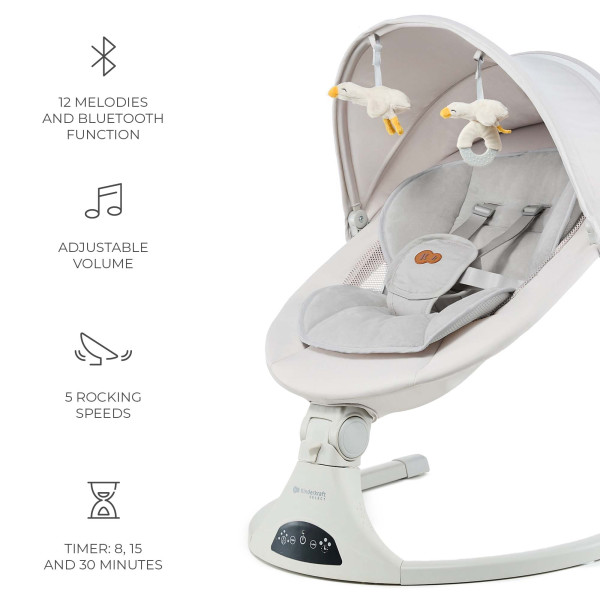 Кресло-качалка Kinderkraft Tulsy Beige (KBTULS00BEG0000)