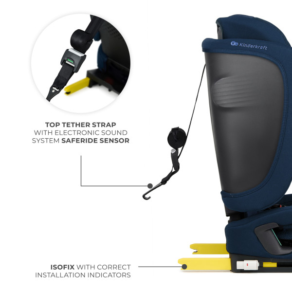 Автокресло Kinderkraft Fix2Go i-Size Navy (KCFI2GO0NAV0000)