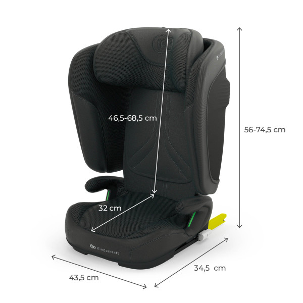 Автокресло Kinderkraft Unity 2 i-Size Black (KCUNIT02BLK0000)