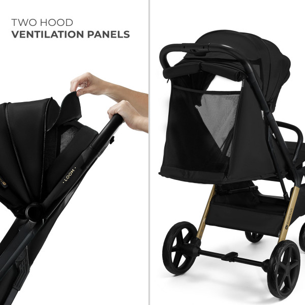 Прогулочная коляска Kinderkraft Loom Black (KSLOOM00BLK00BS)