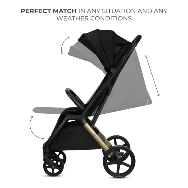 Прогулочная коляска Kinderkraft Loom Black (KSLOOM00BLK00BS)