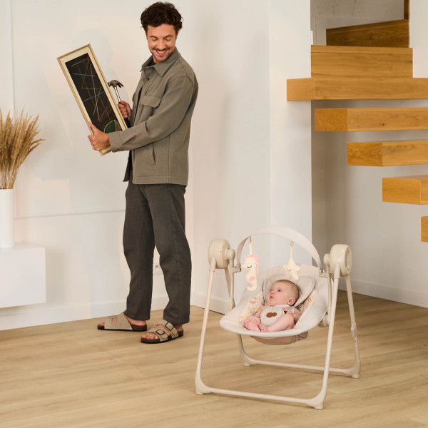 Кресло-качалка Kinderkraft Swingee Grey (KBSWIN00GRY0000)