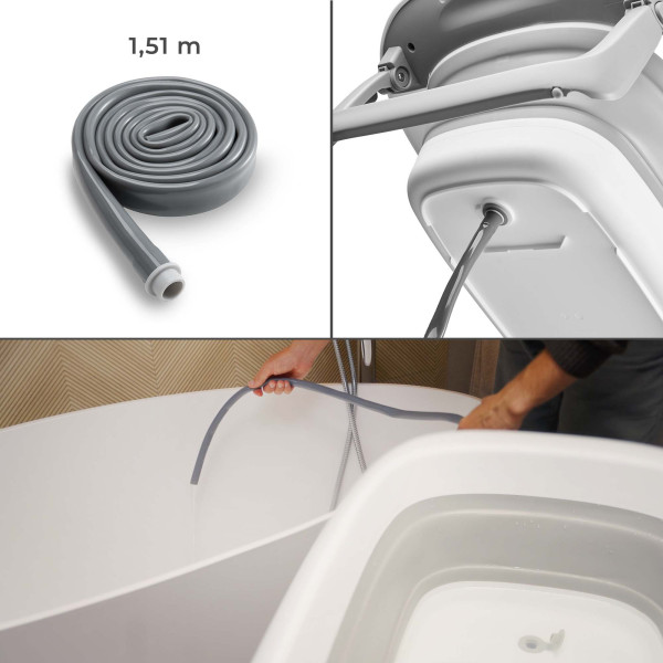 Столик для пеленания с ванночкой Kinderkraft Bubbly Grey (KABUBB00GRY0000)