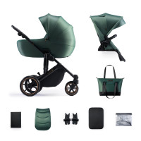 Универсальная коляска 2 в 1 Kinderkraft Prime 2 Dark Green (KSPRIM02GRE2000)