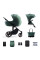 Универсальная коляска 2 в 1 Kinderkraft Prime 2 Dark Green (KSPRIM02GRE2000)