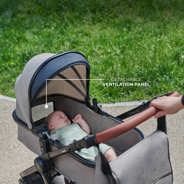 Универсальная коляска 3 в 1 Kinderkraft Esme Pro Pure Black.