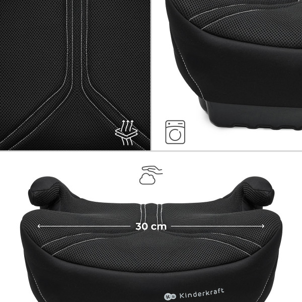 Автокресло-бустер Kinderkraft i-Boost 2 Pro Black (KCIBOO02BLKPR00)