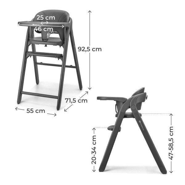Стульчик для кормления Kinderkraft Tino Beige (KHTINO00BEG0000)
