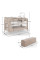 Кровать-манеж с пеленатором Kinderkraft Leody Up Beige (KCLEODUPBEG00AC)