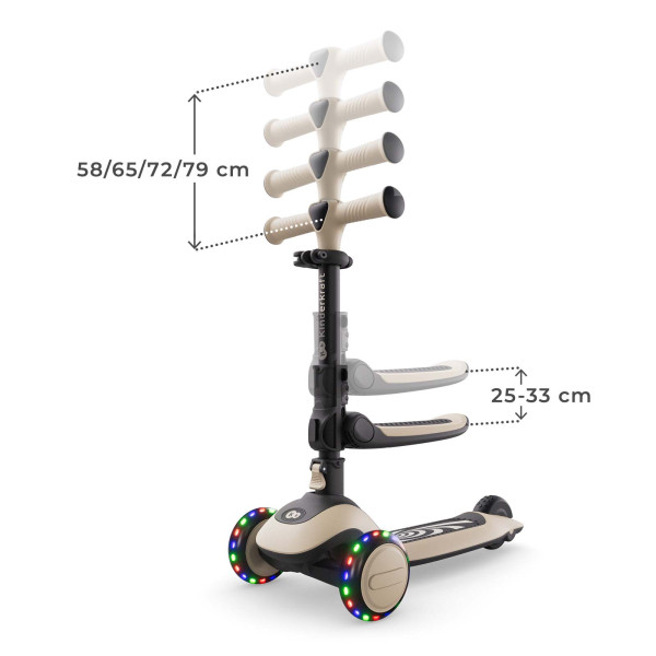 Самокат Kinderkraft Halley 2 Stone White (KRHALL02WHT0000)