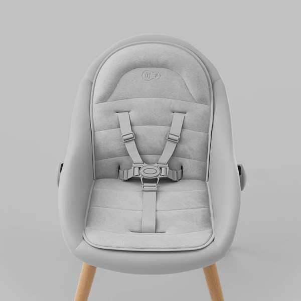 Стульчик для кормления 2 в 1 Kinderkraft Fini Up Grey (KHFINIUPGRY0000)